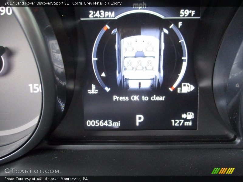 Corris Grey Metallic / Ebony 2017 Land Rover Discovery Sport SE