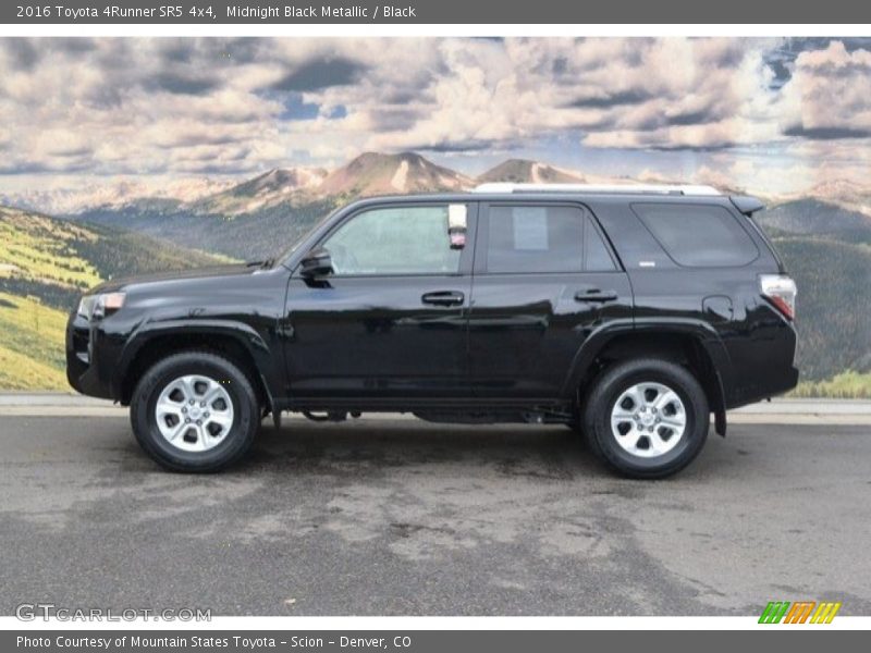 Midnight Black Metallic / Black 2016 Toyota 4Runner SR5 4x4