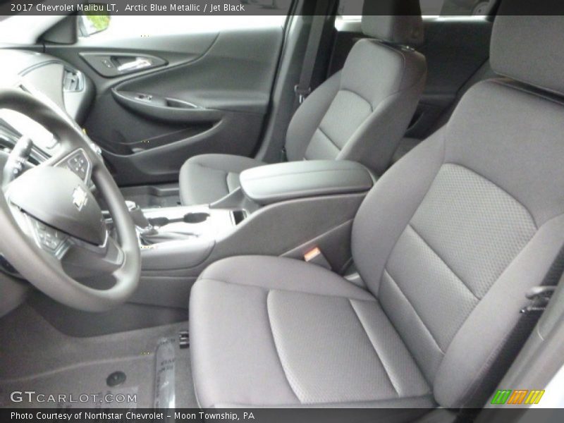 Arctic Blue Metallic / Jet Black 2017 Chevrolet Malibu LT