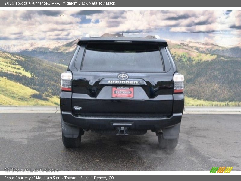 Midnight Black Metallic / Black 2016 Toyota 4Runner SR5 4x4