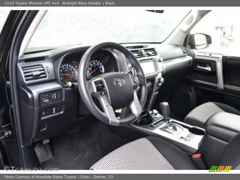 Midnight Black Metallic / Black 2016 Toyota 4Runner SR5 4x4