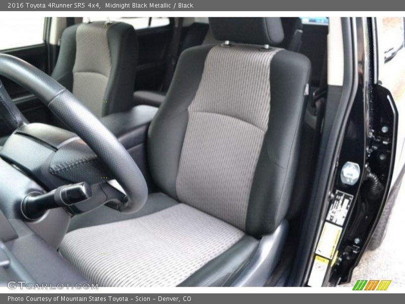 Midnight Black Metallic / Black 2016 Toyota 4Runner SR5 4x4