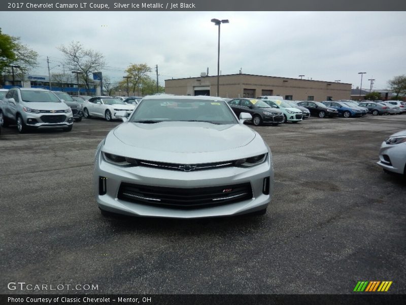 Silver Ice Metallic / Jet Black 2017 Chevrolet Camaro LT Coupe