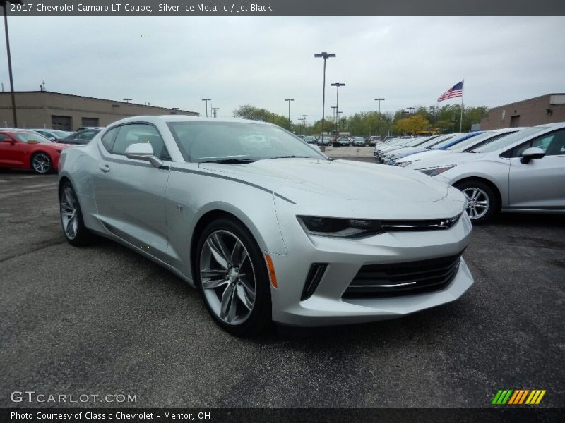 Silver Ice Metallic / Jet Black 2017 Chevrolet Camaro LT Coupe