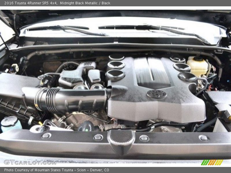 Midnight Black Metallic / Black 2016 Toyota 4Runner SR5 4x4