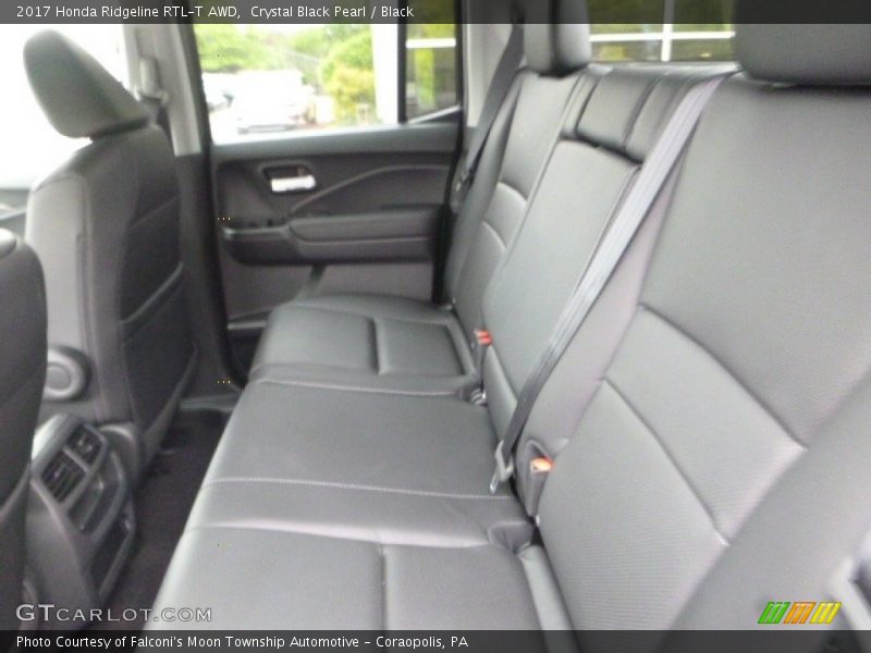 Crystal Black Pearl / Black 2017 Honda Ridgeline RTL-T AWD