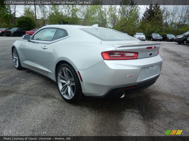 Silver Ice Metallic / Jet Black 2017 Chevrolet Camaro LT Coupe