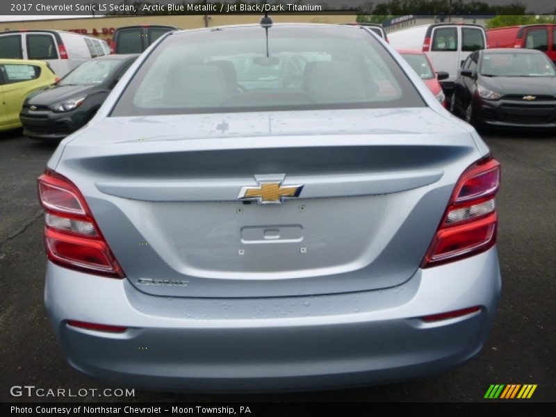 Arctic Blue Metallic / Jet Black/Dark Titanium 2017 Chevrolet Sonic LS Sedan