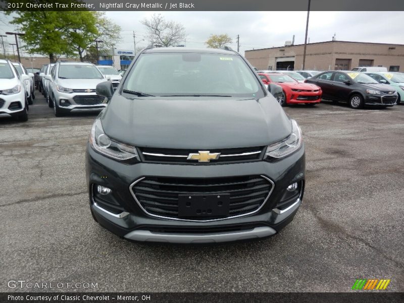 Nightfall Gray Metallic / Jet Black 2017 Chevrolet Trax Premier