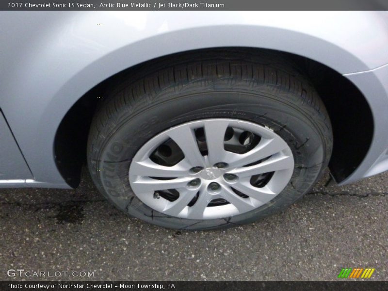 Arctic Blue Metallic / Jet Black/Dark Titanium 2017 Chevrolet Sonic LS Sedan
