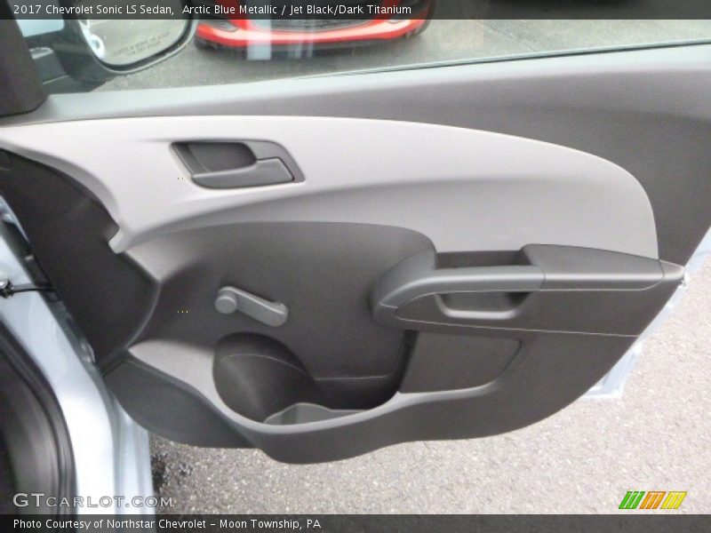 Arctic Blue Metallic / Jet Black/Dark Titanium 2017 Chevrolet Sonic LS Sedan