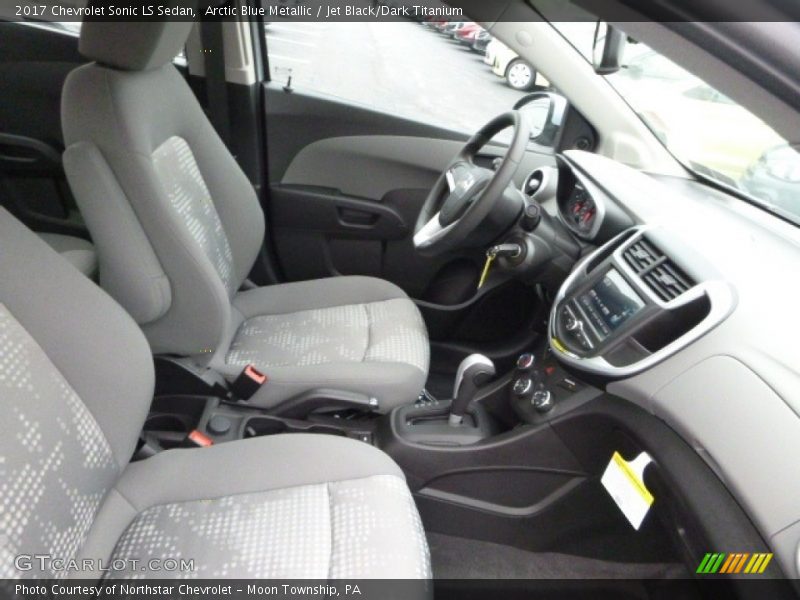 Arctic Blue Metallic / Jet Black/Dark Titanium 2017 Chevrolet Sonic LS Sedan