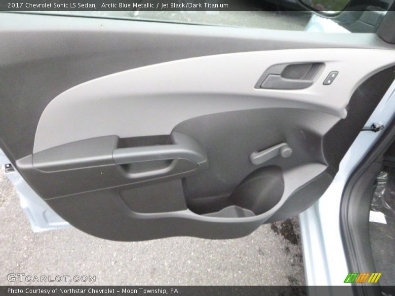 Arctic Blue Metallic / Jet Black/Dark Titanium 2017 Chevrolet Sonic LS Sedan