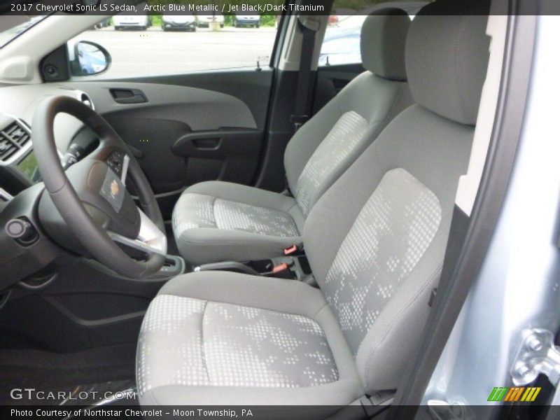 Arctic Blue Metallic / Jet Black/Dark Titanium 2017 Chevrolet Sonic LS Sedan
