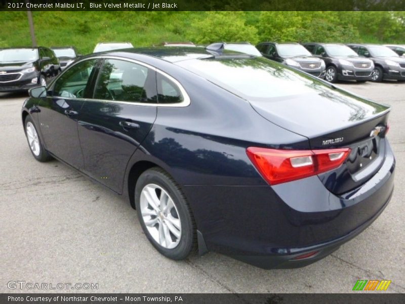 Blue Velvet Metallic / Jet Black 2017 Chevrolet Malibu LT