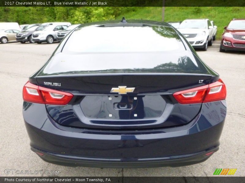 Blue Velvet Metallic / Jet Black 2017 Chevrolet Malibu LT