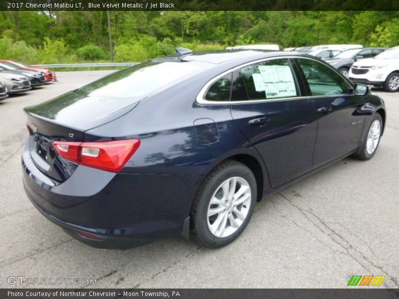 Blue Velvet Metallic / Jet Black 2017 Chevrolet Malibu LT