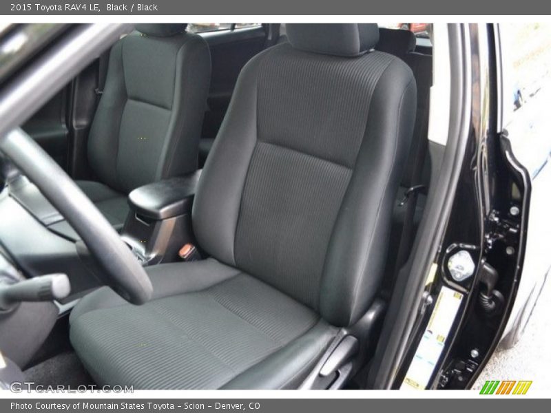 Black / Black 2015 Toyota RAV4 LE