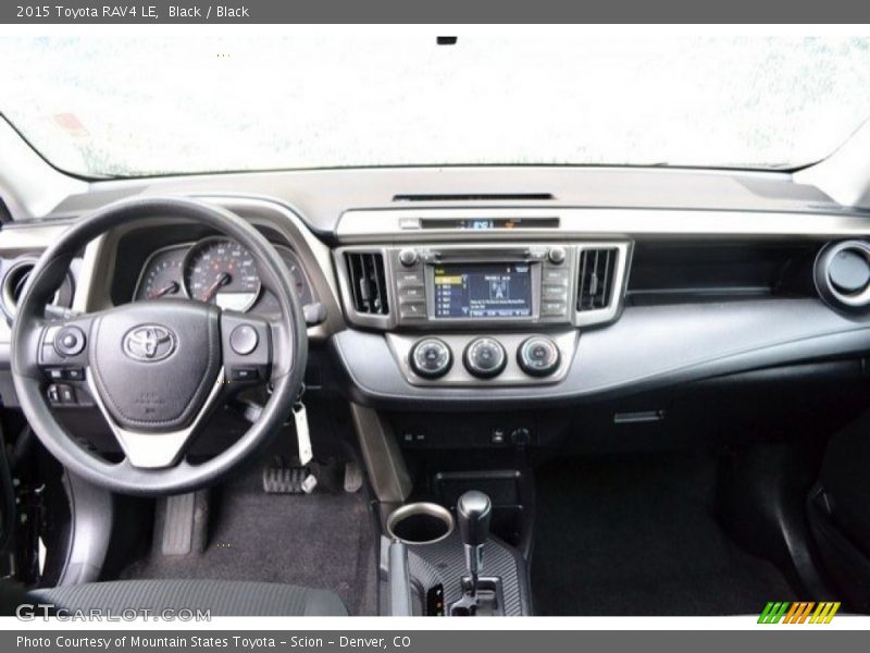 Black / Black 2015 Toyota RAV4 LE