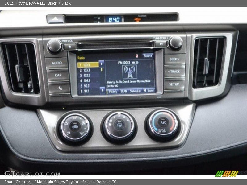 Black / Black 2015 Toyota RAV4 LE