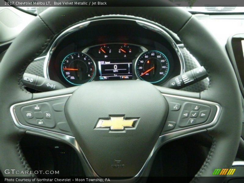 Blue Velvet Metallic / Jet Black 2017 Chevrolet Malibu LT