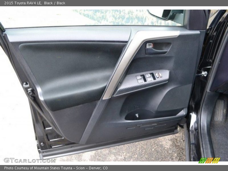 Black / Black 2015 Toyota RAV4 LE