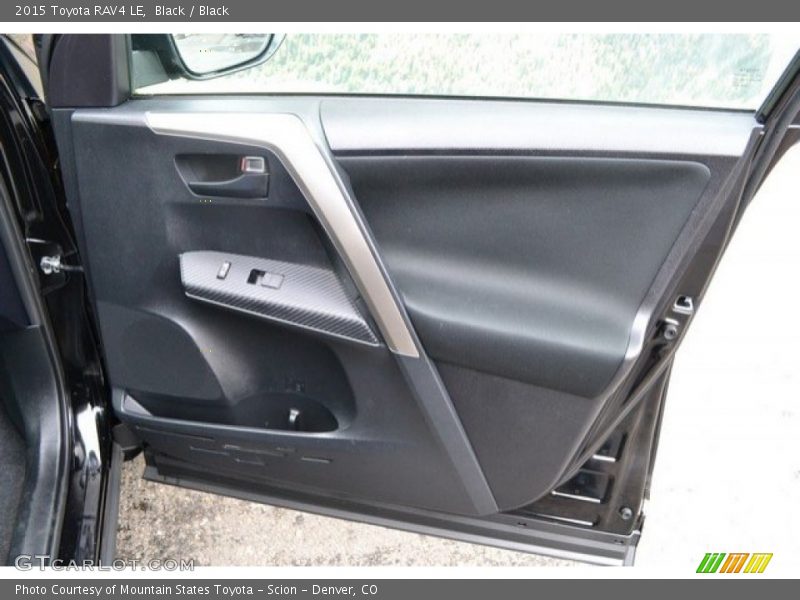 Black / Black 2015 Toyota RAV4 LE