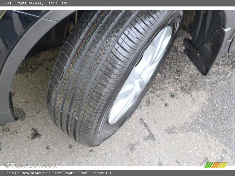 Black / Black 2015 Toyota RAV4 LE