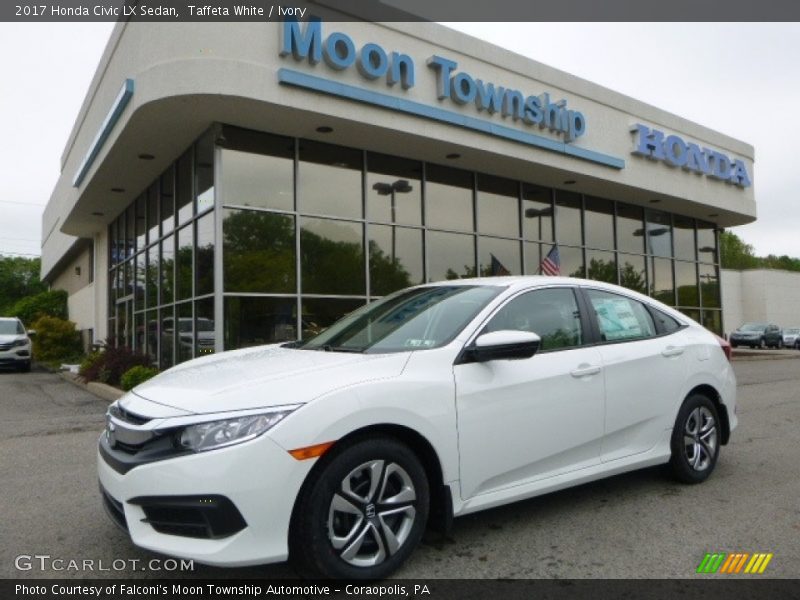 Taffeta White / Ivory 2017 Honda Civic LX Sedan