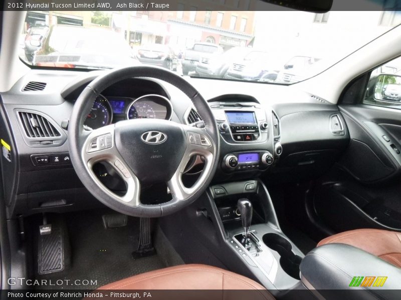 Ash Black / Taupe 2012 Hyundai Tucson Limited AWD