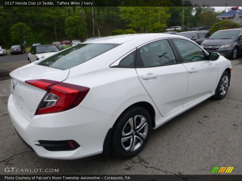 Taffeta White / Ivory 2017 Honda Civic LX Sedan