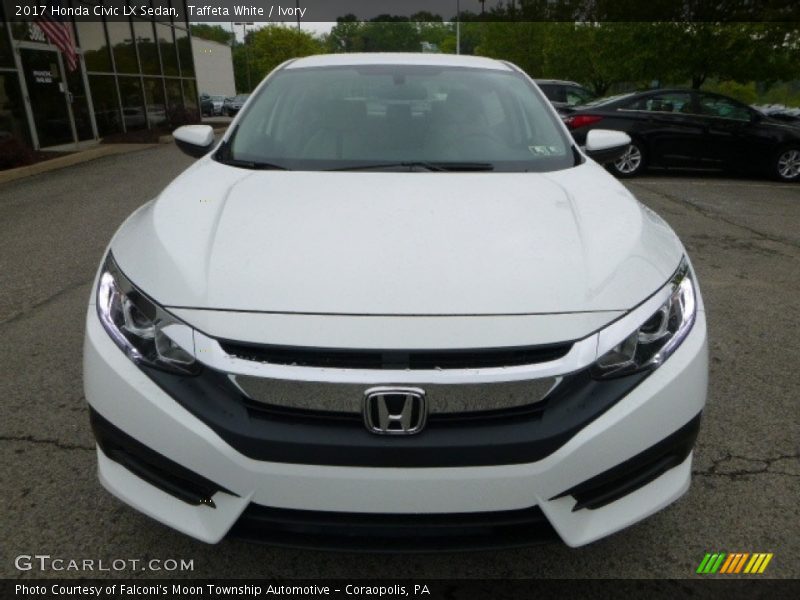 Taffeta White / Ivory 2017 Honda Civic LX Sedan
