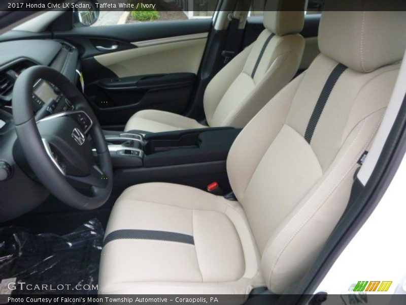 Taffeta White / Ivory 2017 Honda Civic LX Sedan