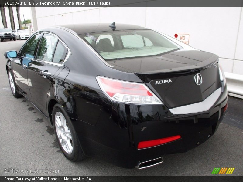 Crystal Black Pearl / Taupe 2010 Acura TL 3.5 Technology