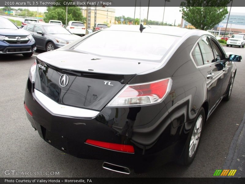Crystal Black Pearl / Taupe 2010 Acura TL 3.5 Technology