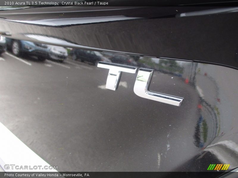 Crystal Black Pearl / Taupe 2010 Acura TL 3.5 Technology