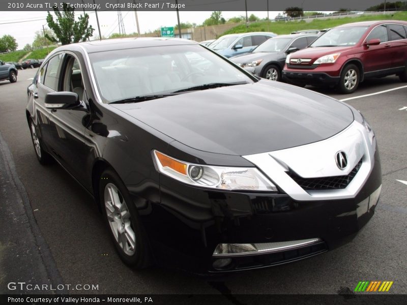 Crystal Black Pearl / Taupe 2010 Acura TL 3.5 Technology