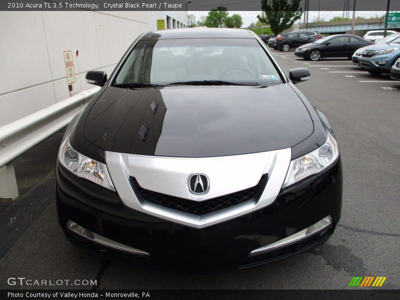Crystal Black Pearl / Taupe 2010 Acura TL 3.5 Technology