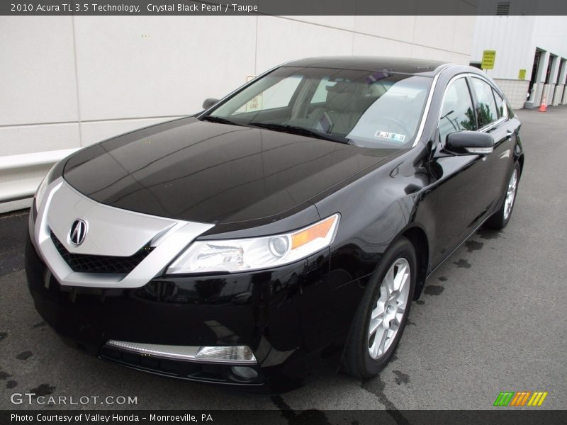 Crystal Black Pearl / Taupe 2010 Acura TL 3.5 Technology