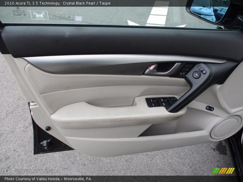Crystal Black Pearl / Taupe 2010 Acura TL 3.5 Technology