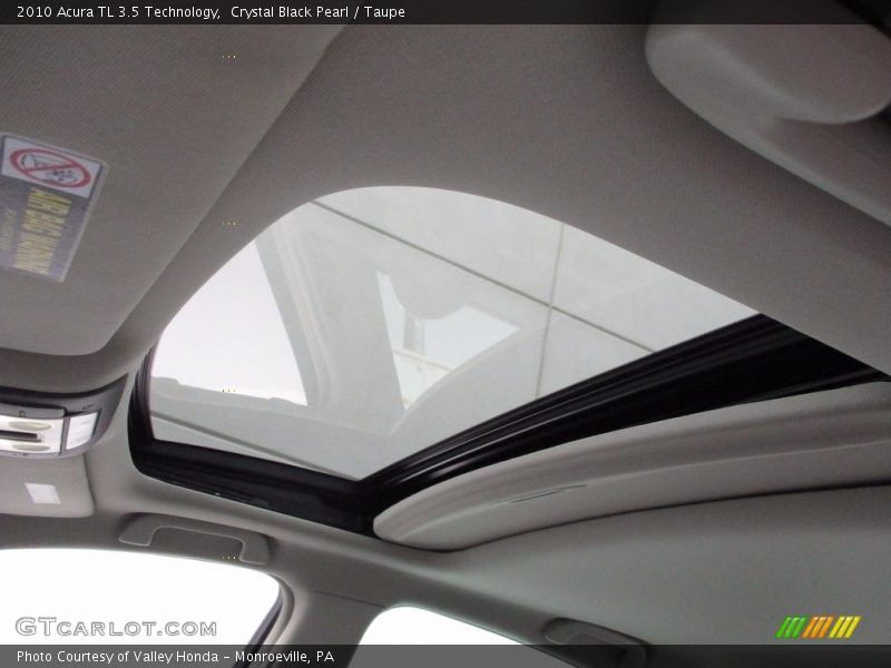 Crystal Black Pearl / Taupe 2010 Acura TL 3.5 Technology