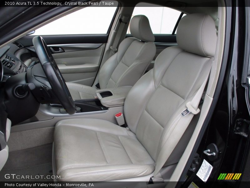 Crystal Black Pearl / Taupe 2010 Acura TL 3.5 Technology