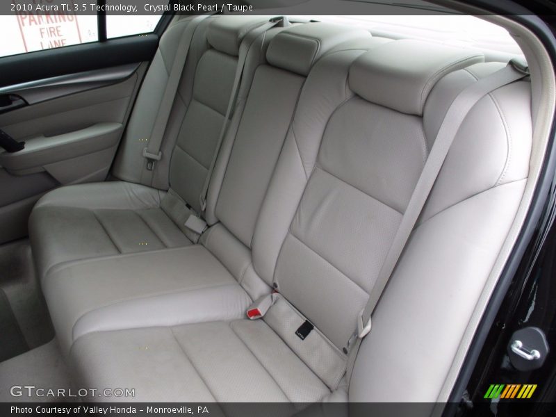 Crystal Black Pearl / Taupe 2010 Acura TL 3.5 Technology