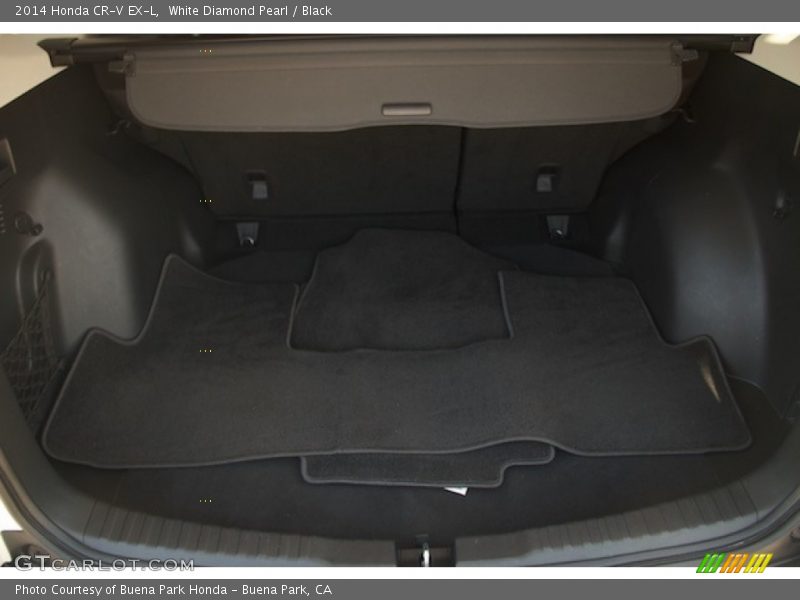 White Diamond Pearl / Black 2014 Honda CR-V EX-L
