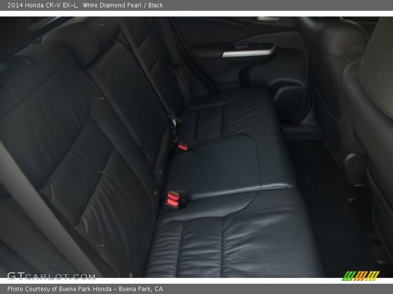 White Diamond Pearl / Black 2014 Honda CR-V EX-L