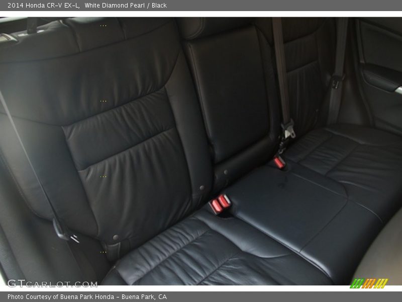 White Diamond Pearl / Black 2014 Honda CR-V EX-L