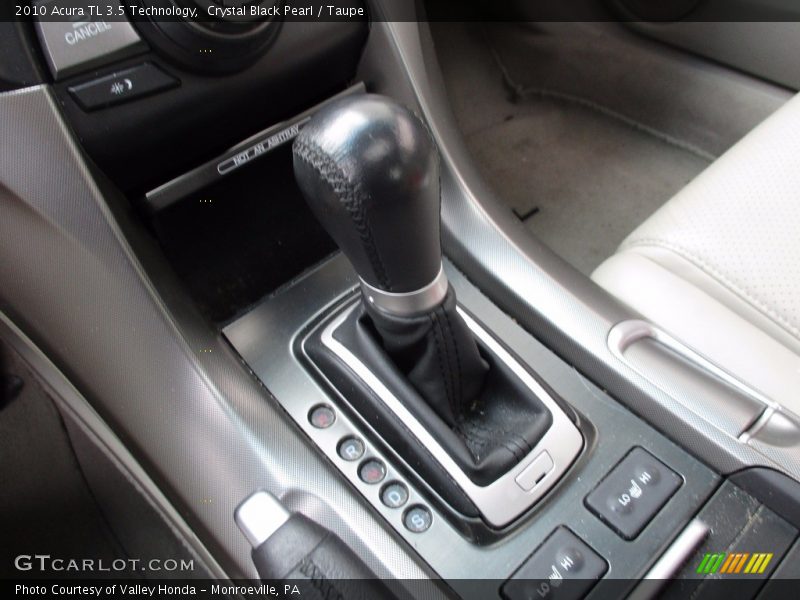 Crystal Black Pearl / Taupe 2010 Acura TL 3.5 Technology