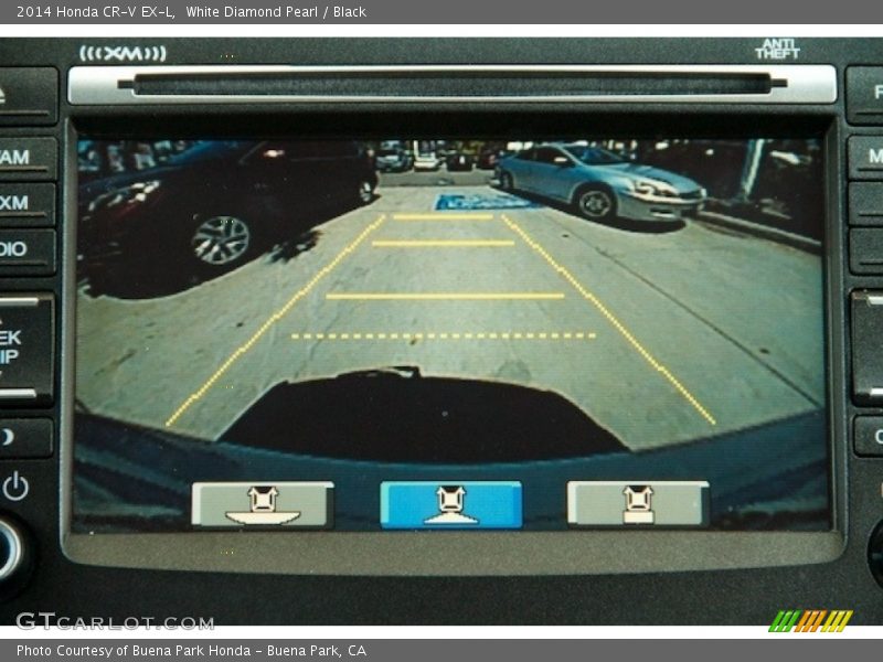 White Diamond Pearl / Black 2014 Honda CR-V EX-L