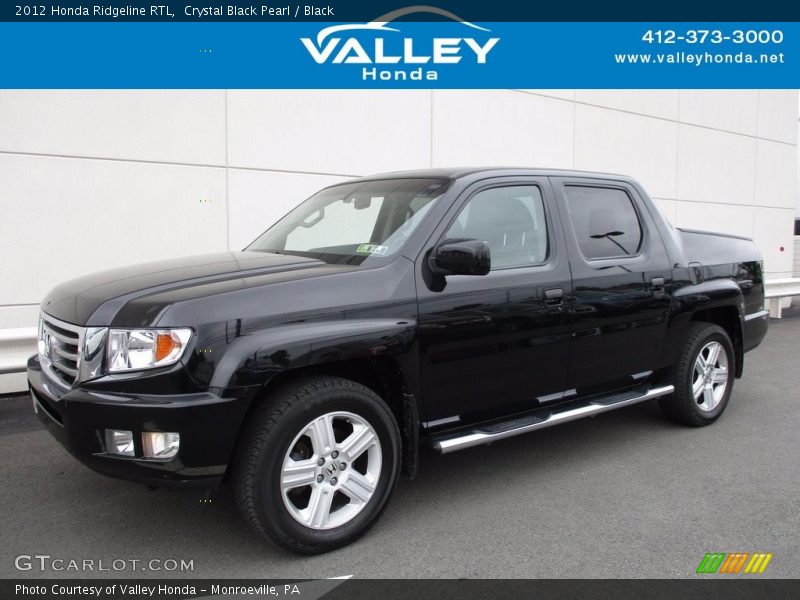 Crystal Black Pearl / Black 2012 Honda Ridgeline RTL