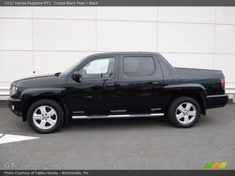 Crystal Black Pearl / Black 2012 Honda Ridgeline RTL